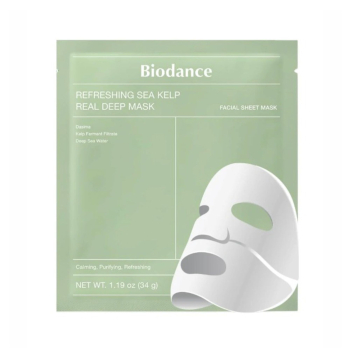 Освіжаюча маска з морськими водоростями BIODANCE Refreshing Sea Kelp Real Deep Mask 34g