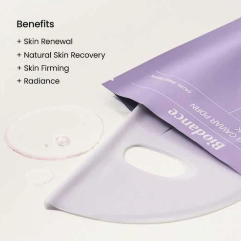 Набір масок для обличчя BIODANCE Rejuvenating Caviar PDRN Real Deep Mask 4 шт.