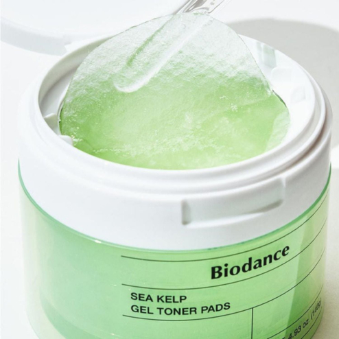 Заспокійливі зволожуючі тонер-пади BIODANCE Sea Kelp Gel Toner Pad, 60pads