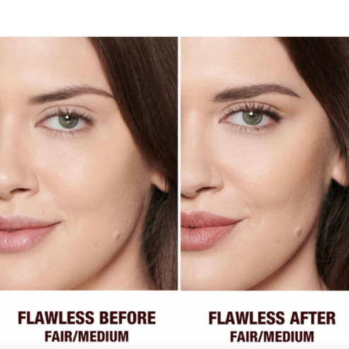 Освітлююча фіксуюча пудра CHARLOTTE TILBURY Airbrush Brightening Flawless Finish 9g у відтінку: Fair Medium
