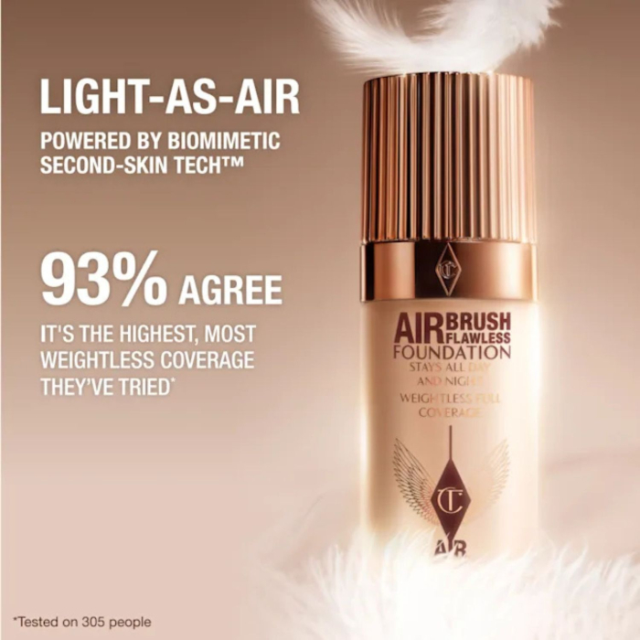 Тональная основа Charlotte Tilbury Airbrush Flawless Foundation в оттенке: 2 Cool Floid