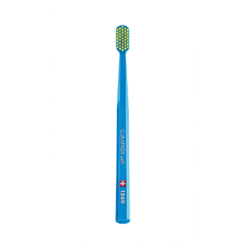 CURAPROX 1560 Зубна щітка "soft", d 0,15 мм у відтінку: блакитний+салатова щітка