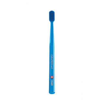 CURAPROX 1560 Зубна щітка "soft", d 0,15 мм у відтінку: блакитний+синя щітка