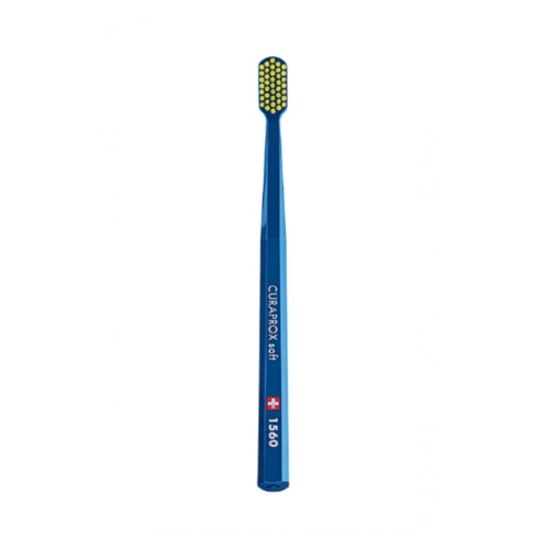 CURAPROX 1560 Зубная щетка "soft", d 0,15 мм в оттенке: синяя +салатовая щетка