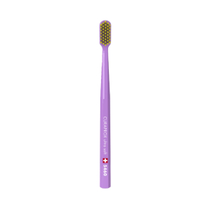 Зубная щетка CURAPROX 5460 ultrasoft, d 0,10 мм в оттенке: лиловый-желтый CS5460-15