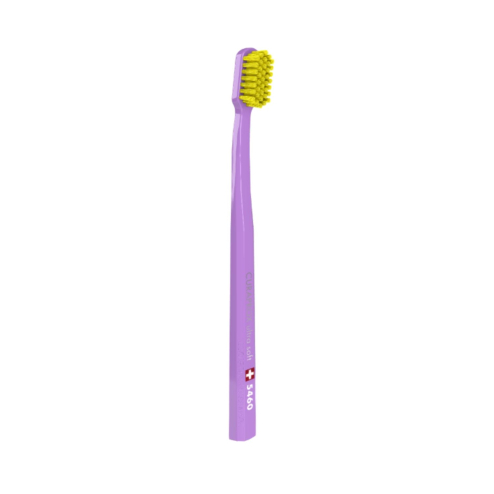 Зубная щетка CURAPROX 5460 ultrasoft, d 0,10 мм в оттенке: лиловый-желтый CS5460-15