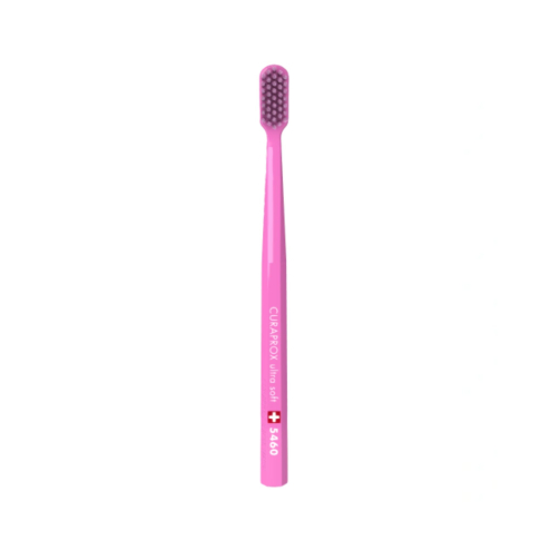 Зубна щітка CURAPROX 5460 ultrasoft, d 0,10 мм у відтінку: рожевий+рожевий CS5460-10