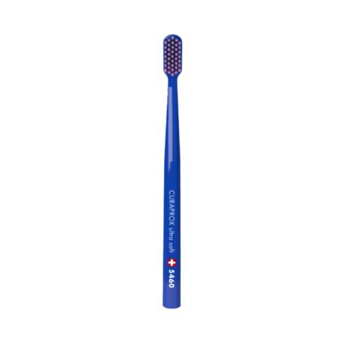 Зубна щітка CURAPROX 5460 ultrasoft, d 0,10 мм в оттенке: темно-синий-розовый CS5460-22