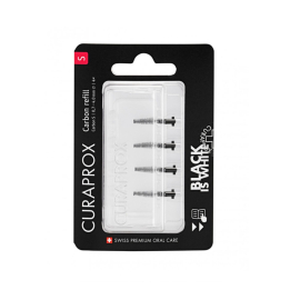 Йоршики CURAPROX Black is white refill CPS Carbon S. 4шт