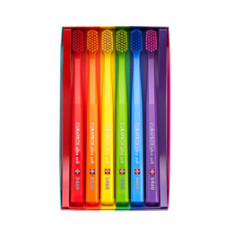 Набір зубних щіток Curaprox ultrasoft Rainbow Edition d 0,10 мм 6 шт