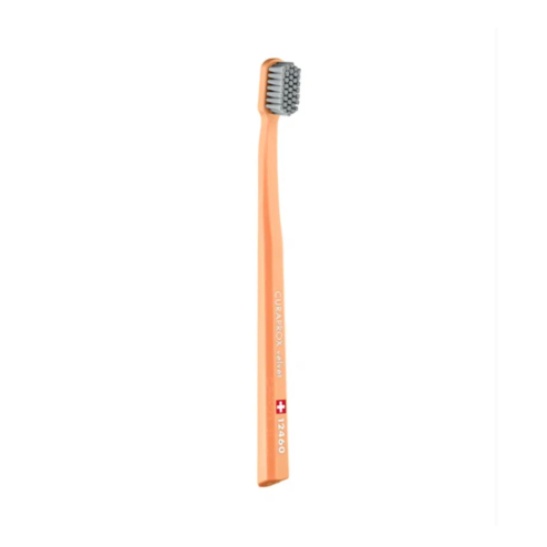Зубна щітка CURAPROX 12460 VELVET, d- 0,08mm в оттенке: оранжевый+серый CS 12460-25