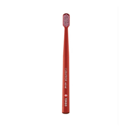 Зубная щетка CURAPROX 12460 VELVET, d- 0,08mm в оттенке: темно-красный+розовый CS 12460-11