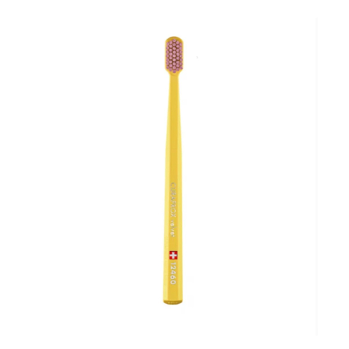 Зубна щітка CURAPROX 12460 VELVET, d- 0,08mm у відтінку: жовтий-рожевий CS 12460-14