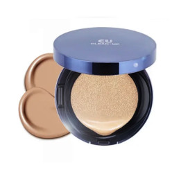 Кушон со сменным блоком Cu Skin Clean-Up Skinfit Cushion SPF 50+ PA+++ в оттенке: 23 NATURAL BEIGE