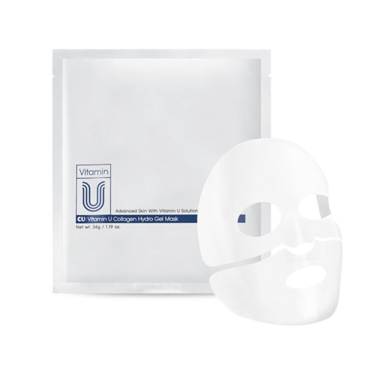 Гідрогелева маска подвійної дії CU SKIN Vitamin U Collagen Hydro Gel Mask 34g