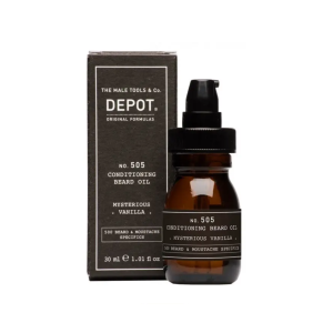Олія для бороди кондиціонувальна "Містична ваніль" DEPOT Nо. 505 CONDITIONING BEARD OIL MYSTERIOUS VANILLA 30 ml