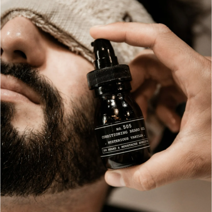 Олія для бороди кондиціонувальна "Містична ваніль" DEPOT Nо. 505 CONDITIONING BEARD OIL MYSTERIOUS VANILLA 30 ml