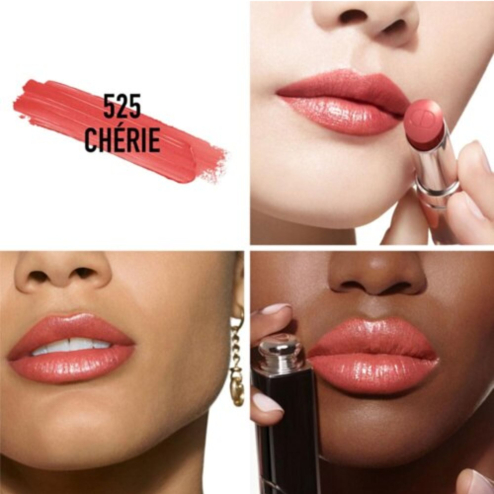 Помада для губ DIOR ADDICT Rouge brillant hydratant lipstick 3.2 g у відтінку: 525 cherie