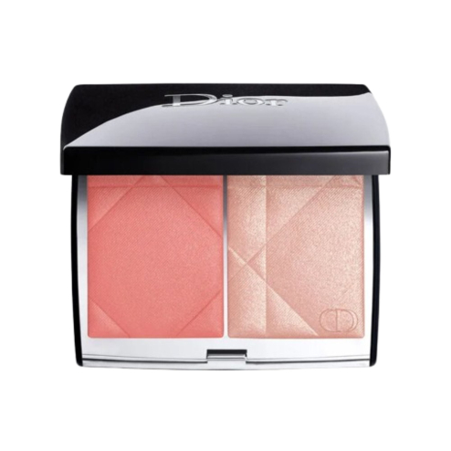Палітра з рум'ян та хайлайтера DIOR Rouge Blush Colour & Glow 8g у відтінку: 257