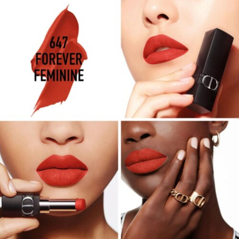 Помада для губ DIOR ROUGE FOREVER Dior 3.2 g у відтінку: 647 forever feminine