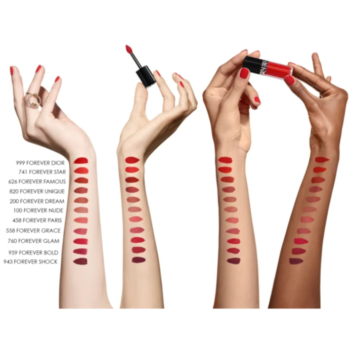 Помада для губ DIOR ROUGE Forever Liquid Lipstick 6ml у відтінку: 458 Forever Paris