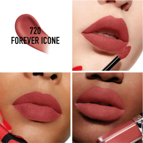 Помада для губ DIOR ROUGE Forever Liquid Lipstick 6ml у відтінку: 720 Forever Icone