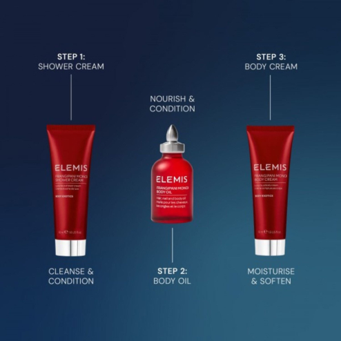 Міні Тріо Екзотична насолода Франжипані ELEMIS Kit: Body Wonders Frangipani Mini Trio