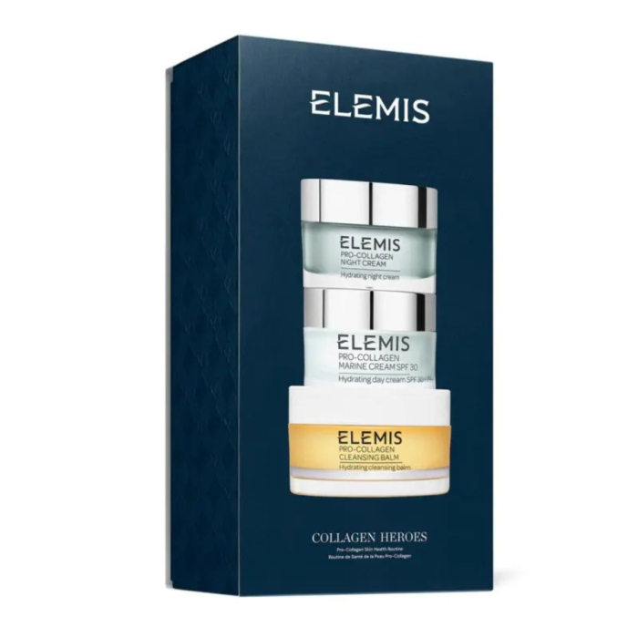Набір для обличчя Тріо Героїв Про Колаген ELEMIS Pro Collagen Skіn Health Heroes 50g х30ml х30ml