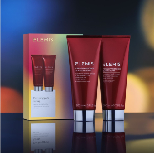 Набор Роскошный дует для тела Франжипани ELEMIS The Frangipani Pairing Luxurious Shower Body Set