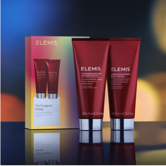 Набір Розкішний дует для тіла Франжипані ELEMIS The Frangipani Pairing Luxurious Shower Body Set