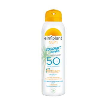 Сухой спрей для тела ELMIPLANT Coconut Oasis Spray Protector DRY 50SPF 150ml