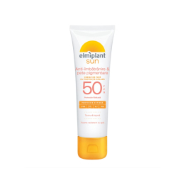 Антивіковий сонцезахисний крем для обличчя ELMIPLANT Crema protectie solar SPF50 anti imbatrani 50ml
