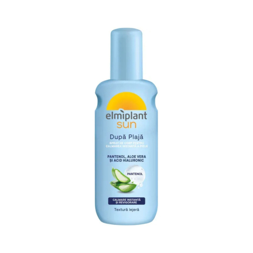 Спрей для тіла після засмаги з пантенолом ELMIPLANT Spray de corp pentru calmarea 200ml