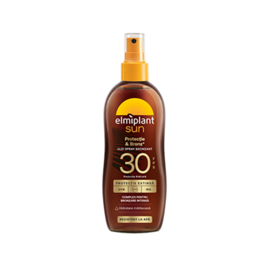 Олійка для засмаги ELMIPLANT Ulei spray bronzant SPF30 150 ml
