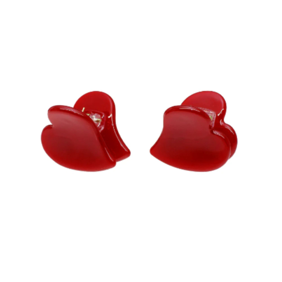 Набір крабиків Baby Cherry Kiss EMI JAY Baby Heart Clip Set in Cherry Kiss