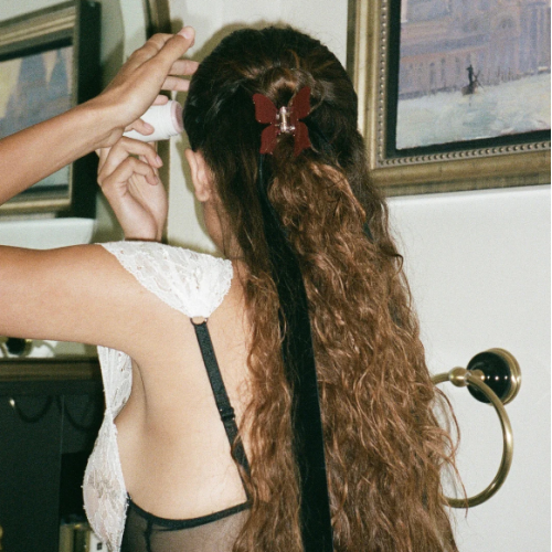 Заколка для волосся EMI JAY Bow Clip in Poinsettia