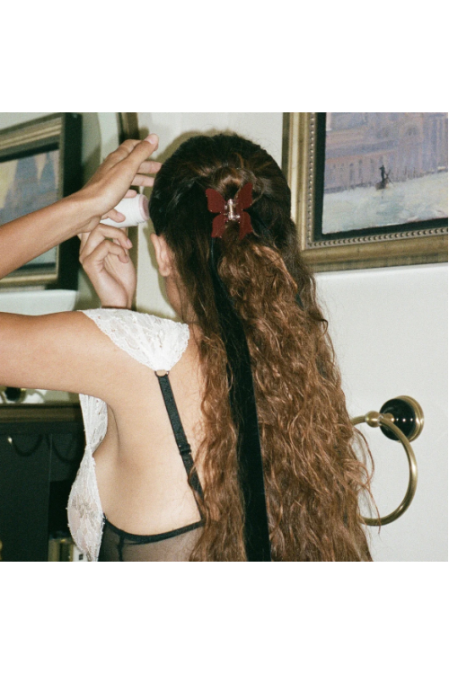 Заколка для волос EMI JAY Bow Clip in Poinsettia
