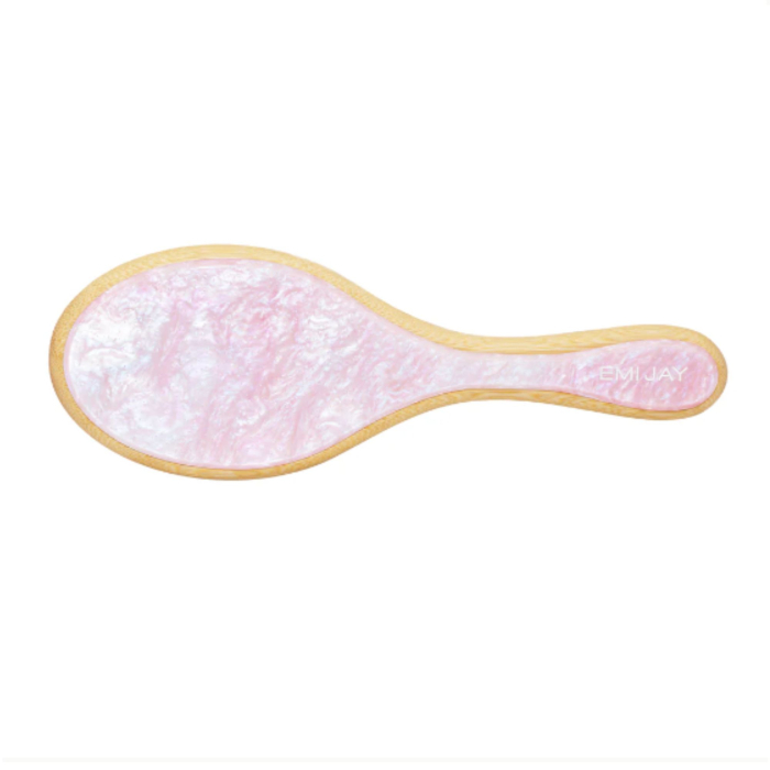 Овальная щетка для волос Pink Sugar EMI JAY Flat Brush in Pink Sugar