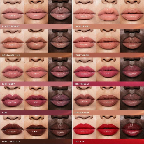 Глянцевий бальзам для губ Fenty Beauty Gloss Bomb Stix High-Shine Gloss Stick 3,6г у відтінку: 09 hot chocolit