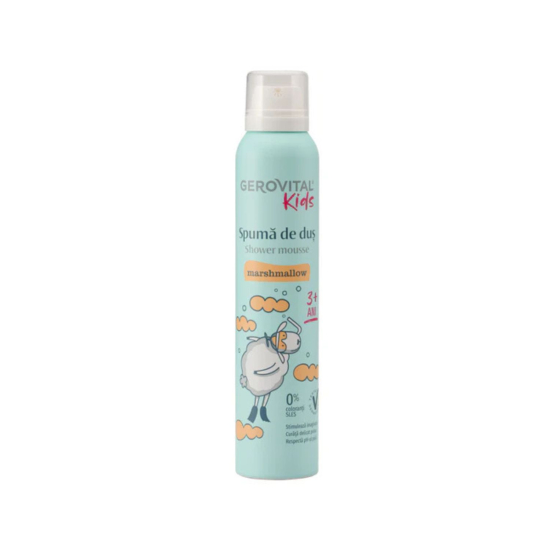 Детская пена для душа GEROVITAL Shower Foam 200ml с ароматом: Marshmallow