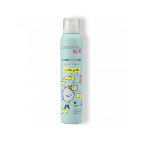 Детская пена для душа GEROVITAL Shower Foam 200ml с ароматом: vanilla