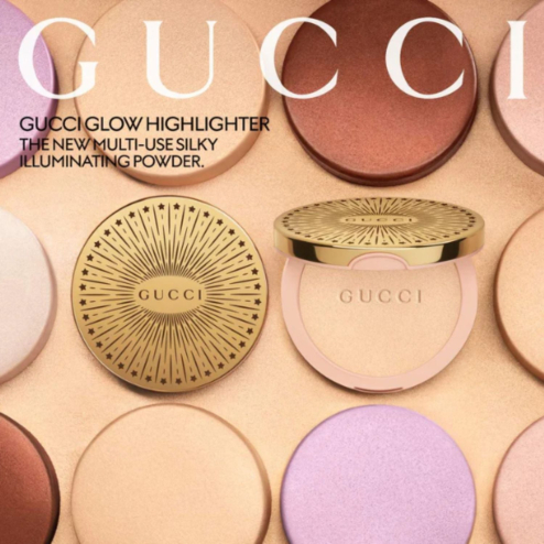 Хайлайтер для лица GUCCI Glow Highlighter Silky Illuminating Powder 10g в оттенке: 03 warm gold