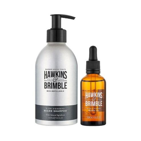 Подарочный набор для бороды Hawkins & Brimble Beard Gift Set (вeard Shampoo,вeard Oil)