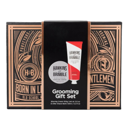 Подарунковий набір Hawkins & Brimble Shaving Gift box(shave cream, aftershave balm) 100gx125ml