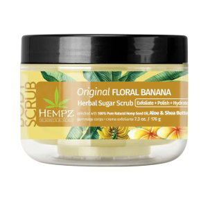 Скраб для тіла HEMPZ Sugar Body Scrub for glowing hydrated skin 176g з ароматом: Original Floral bananas