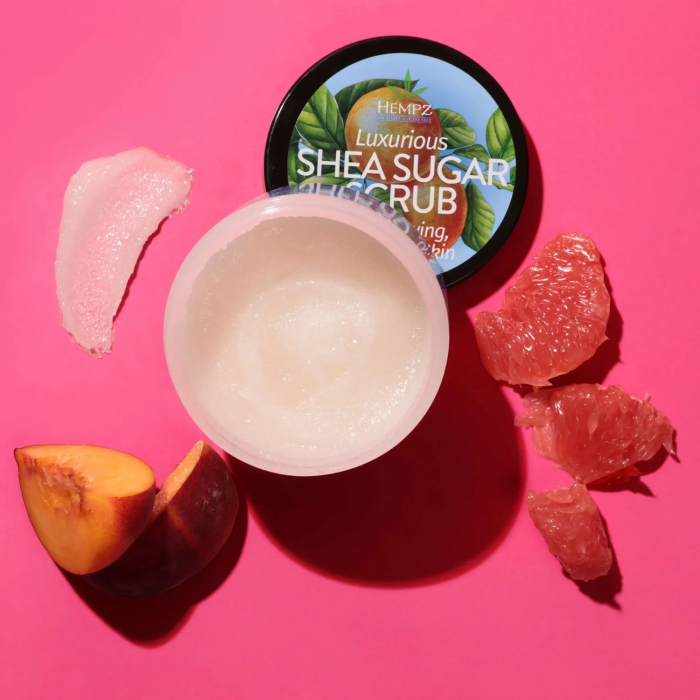Скраб для тіла HEMPZ Sugar Body Scrub for glowing hydrated skin 176g з ароматом: Fresh Citrus