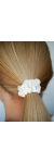 Шелковая резинка для волос Forma Store в размере S в оттенке: Белый