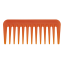Гребінець Janeke Mini supercomb Помаранчевий кислотний