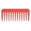 Гребень Janeke Mini supercomb Розовый прозрачный