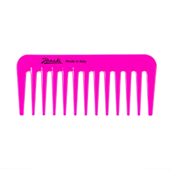 Міні гребінчик JANEKE Mini Supercomb у відтінку: Неоново-рожевий